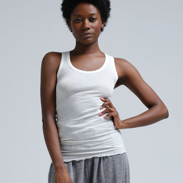 Bella top, off-white, Seamless Basic