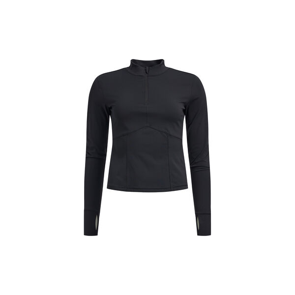 Butter Soft Half Zip True to body, black, Rethinkit