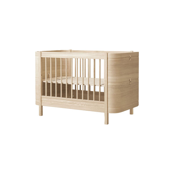 Wood Mini+ tremmeseng ekskl. junior kit 68x122 cm, eg, Oliver Furniture