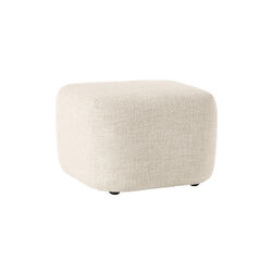 Wolke Ottoman, boucl&eacute; light beige, Westwing Collection