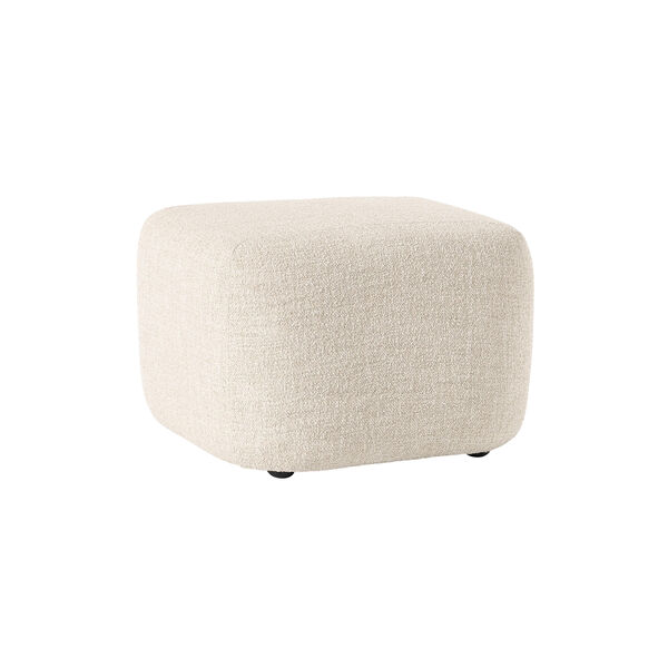 Wolke Ottoman, boucl&eacute; light beige, Westwing Collection