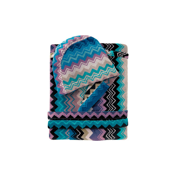 Giacomo badekåbe, 170 turquoise multi colour, Missoni Home