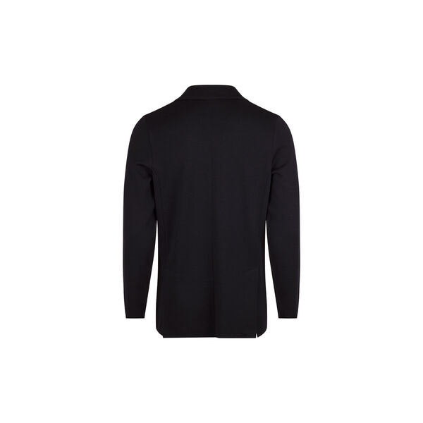 Blazer Knitted Milano Merino Wool, navy, Stenströms