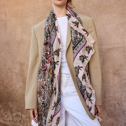 ANTIQUE PAISLEY t&oslash;rkl&aelig;de, rosa, Bella Ballou