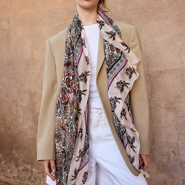 ANTIQUE PAISLEY t&oslash;rkl&aelig;de, rosa, Bella Ballou