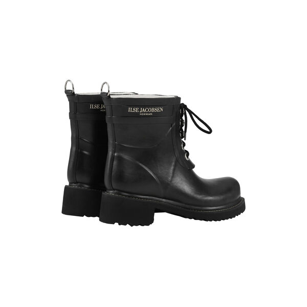 Short Rubber Boots, black black, Ilse Jacobsen Hornb&aelig;k