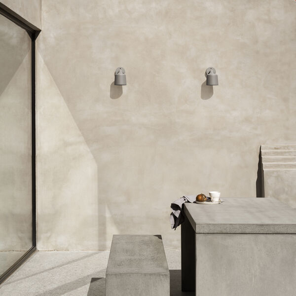 VIPP551 udendørs vægspot, lysegrå, Vipp