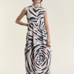 Harukaze &aelig;rmel&oslash;s kjole, zebra rose, BITTE KAI RAND