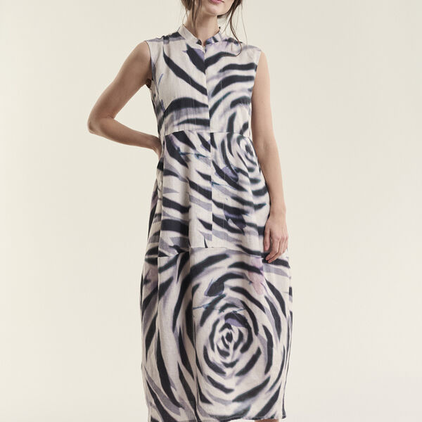 Harukaze &aelig;rmel&oslash;s kjole, zebra rose, BITTE KAI RAND