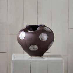 HDExpo Vase, brun/r&aring;hvid, House Doctor