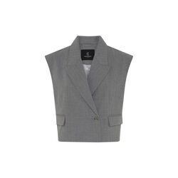 LataniaBBLinis waistcoat, grey, Bruuns Bazaar