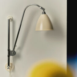 Bestlite BL5 Wall Lamp, soft white semi matt/chrome, GUBI