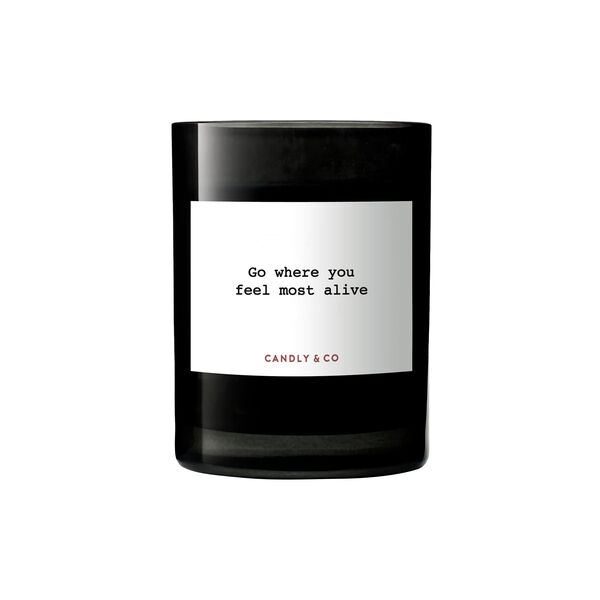 No. 5 Candle, Go where you feel most alive, Candly & Co