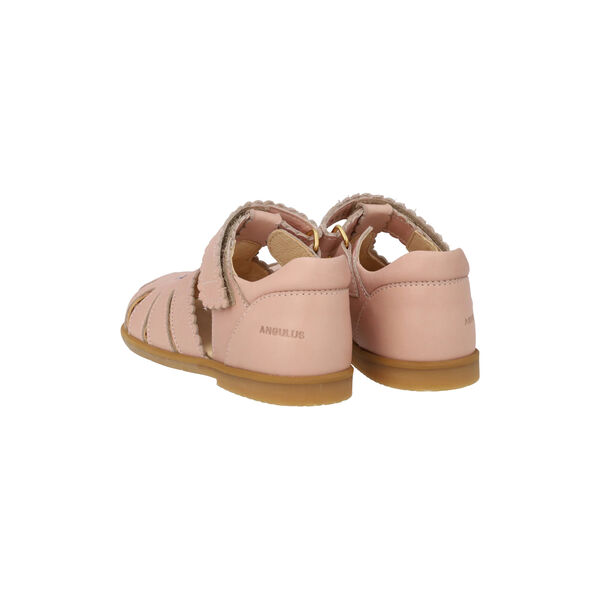Sandal med lukket t&aring; og sommerfugl, rosebud, ANGULUS