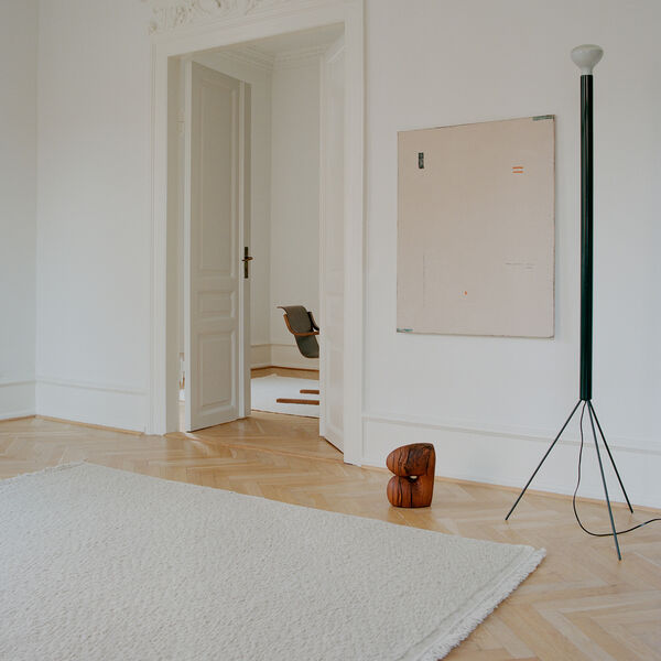 Blonde Maze gulvtæppe, white Blonde Maze gulvtæppe, white, Linie Design