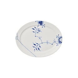 Bl&aring; Mega Riflet Ovalt Fad 35 cm, Royal Copenhagen