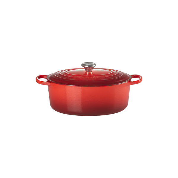 Signature oval gryde 6,3 L, cerise, Le Creuset