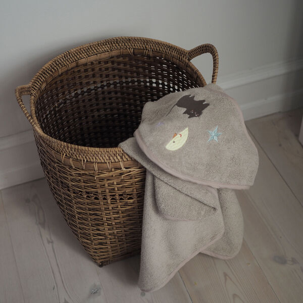 Petal babyhåndklæde, moon cat, Dear April