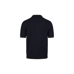 Polo Shirt Knitted Crochet Hemp / Supima Cotton, navy, Stenstr&ouml;ms