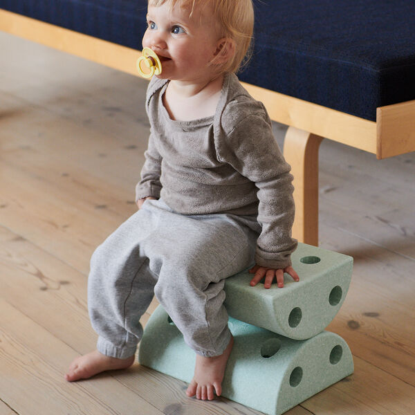 B&oslash;rneskammel, ocean mint/forest green, MODU