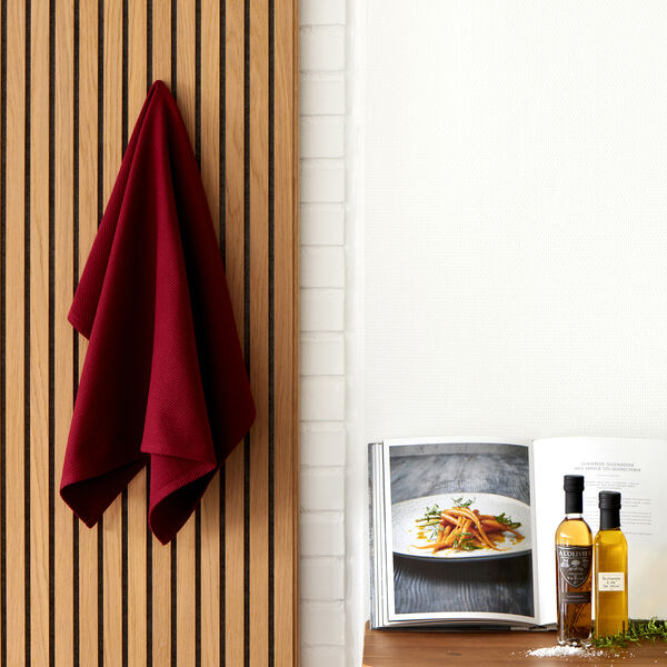 Diamond viskestykke, rød, Bastian