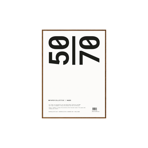 Ramme, dark oak, Paper Collective