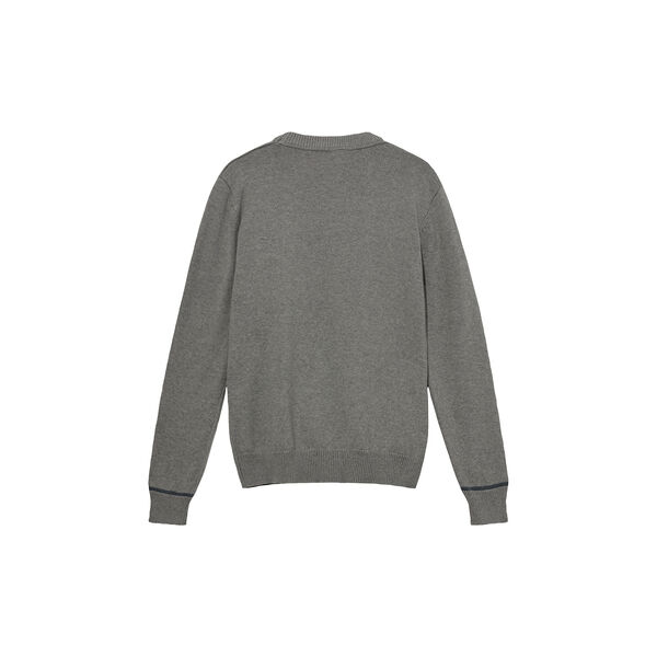 MMGBarella Crew Knit, grey melange, MOS MOSH Gallery