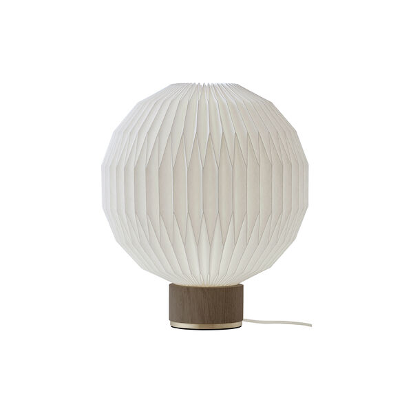 Le Klint 375 bordlampe med standardsk&aelig;rm, r&oslash;get eg, LE KLINT