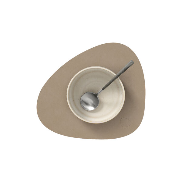 Nupo d&aelig;kkeserviet Curve S, clay brown, LIND DNA