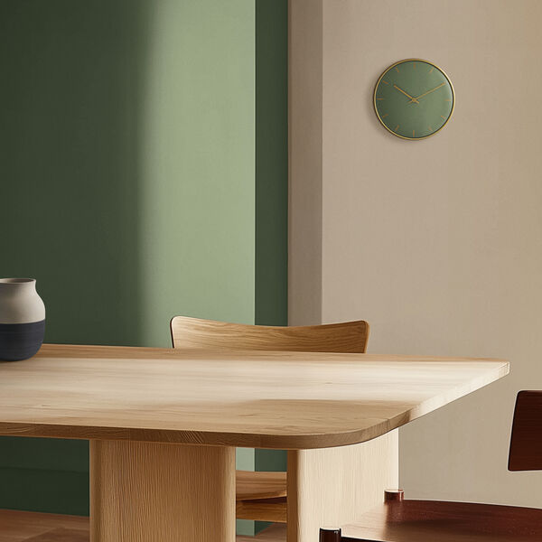 City Hall V&aelig;gur Large, gr&oslash;n, Arne Jacobsen Clocks