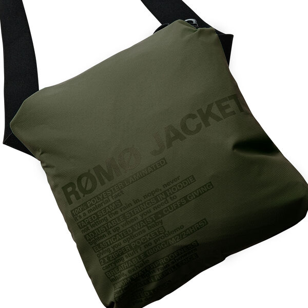R&oslash;m&oslash; LW Rain Jacket Packable, army, H2O Sportswear