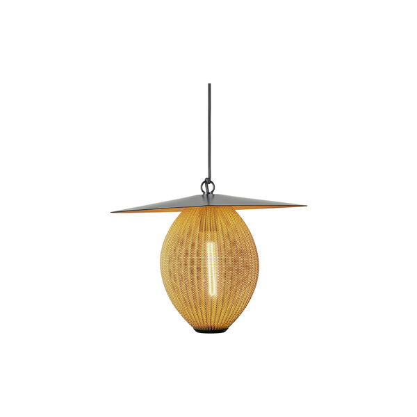 Satellite Outdoor Pendant, mustard gold semi matt, GUBI