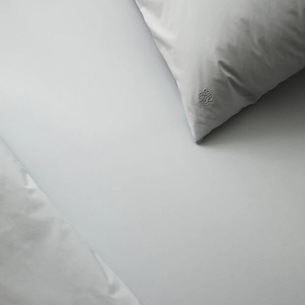 SUPIMA PERCALE fladt lagen, platinum grey, Georg Jensen Damask