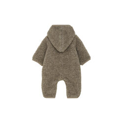 Pram Suit Wool Teddy with Lining, camel melange, HUTTEliHUT