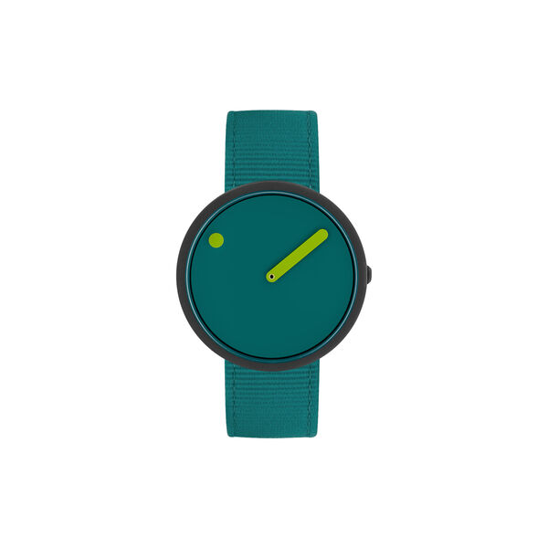 PICTO armbåndsur, ocean green/matt black/ocean green, PICTO