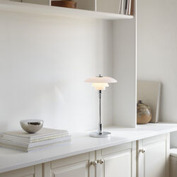 PH 2/1 Portable bordlampe, chrome, Louis Poulsen