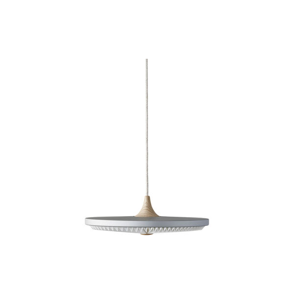 Soleil pendel med standardsk&aelig;rm, silver cloud/eg, LE KLINT