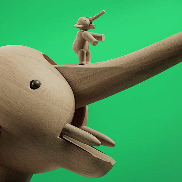 S&aelig;t af liliput i eg 3 stk., Kay Bojesen Denmark