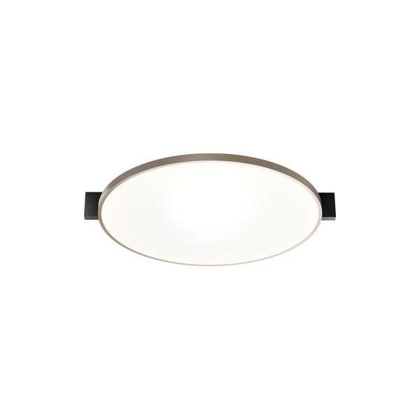 INLAY ROUND C3 loft-/v&aelig;glampe, matt black/satin gold, LIGHT-POINT