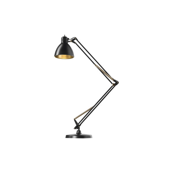 ARCHI T2 bordlampe, black/gold, Nordic Living