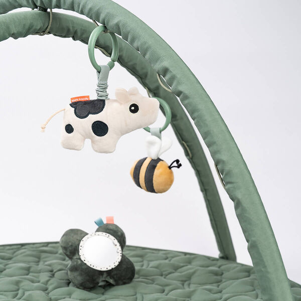 Tiny Farm aktivitets legetæppe, green, Done by Deer