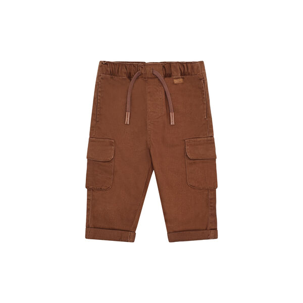 Hctue Peached Canvas Trousers, bison, Hust & Claire