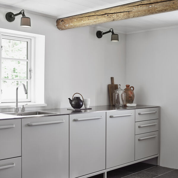 VIPP523 væglampe lille, sort, Vipp