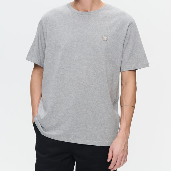 WWAce T-shirt, light melang grey, Wood Wood