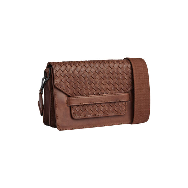 ArabellaMBG Crossb. Bag Weave, cognac, Markberg