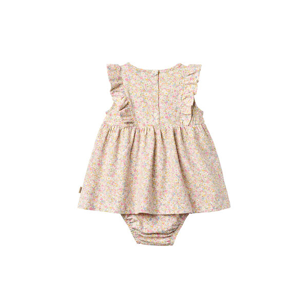 Jersey Dress Suit Vianna, blush flower meadow, Wheat