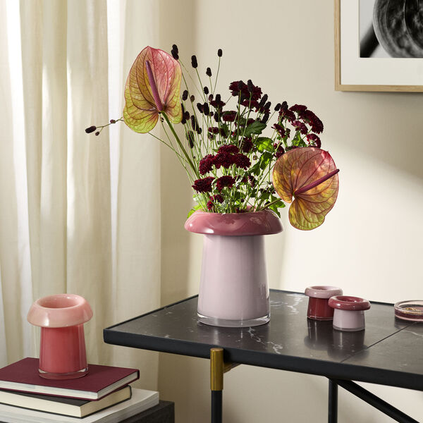 Soma Vase, rosa/terracotta, Holmegaard