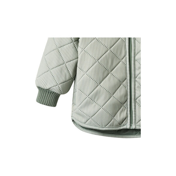 Thermo Jacket Loui, green stripe, Wheat