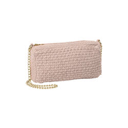 Strikket Clutch K&aelig;de Petra, husted violet, By LOHN