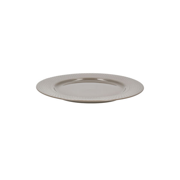 Rhombe Earth Middagstallerken &Oslash; 27 cm, clay, Lyngby Porcel&aelig;n